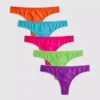 Paquete de 5 tangas sin costuras