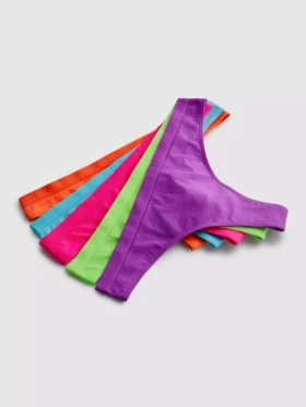 Paquete de 5 tangas sin costuras