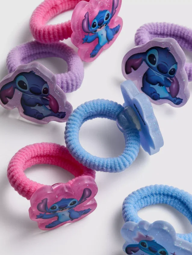 Paquete de 6 ligas para el pelo de Stitch de Disney