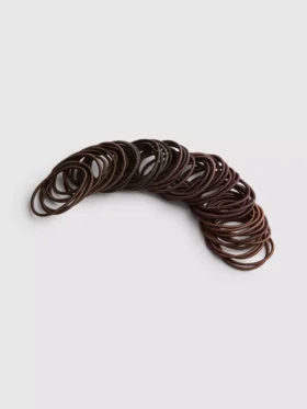 Paquete de 60 ligas delgadas para el cabello