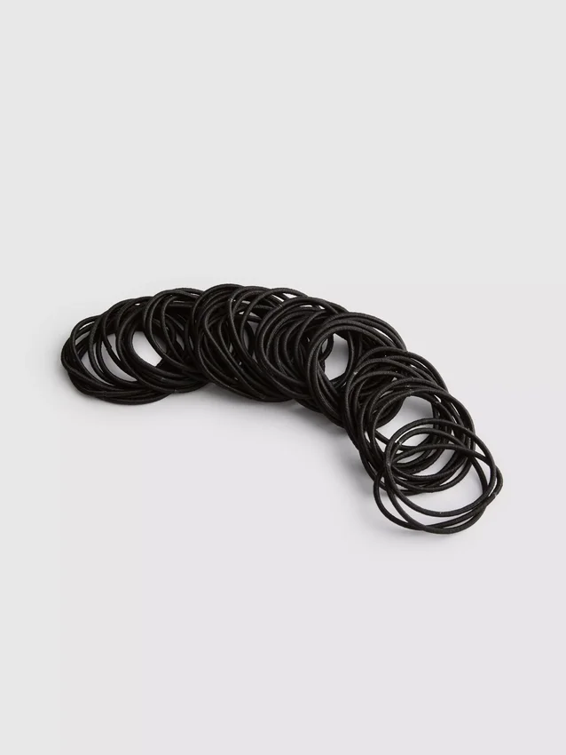 Paquete de 60 ligas delgadas para el cabello