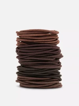 Paquete de 60 ligas para el cabello elásticas gruesas