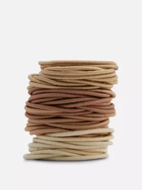 Paquete de 60 ligas para el cabello elásticas gruesas