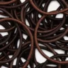Paquete de 60 ligas para el cabello elásticas gruesas
