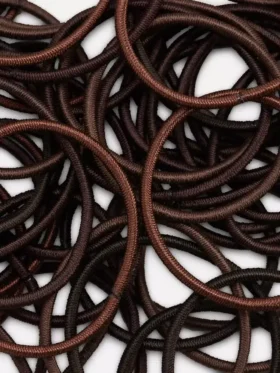 Paquete de 60 ligas para el cabello elásticas gruesas
