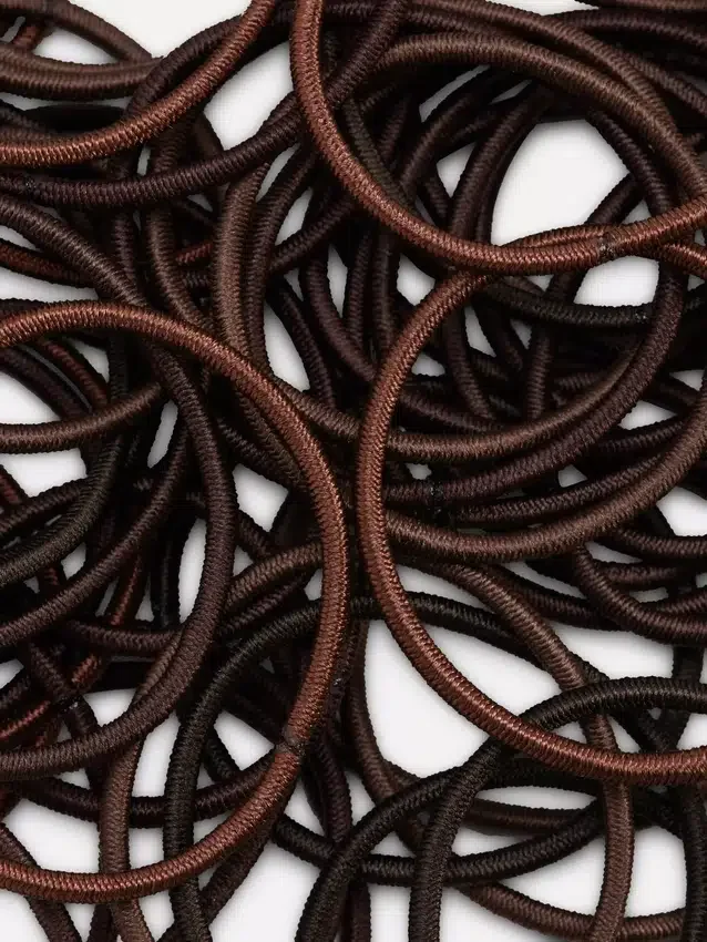 Paquete de 60 ligas para el cabello elásticas gruesas