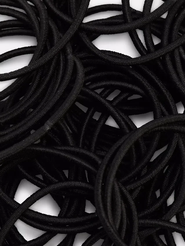 Paquete de 60 ligas para el cabello elásticas gruesas