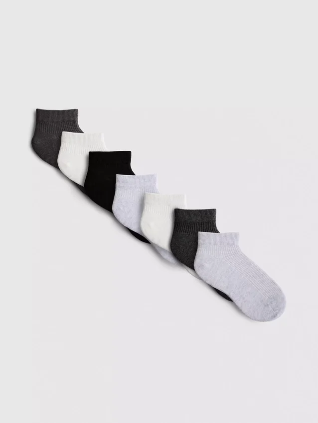 Paquete de 7 pares de calcetines cortos