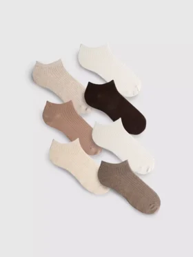Paquete de 7 pares de calcetines cortos
