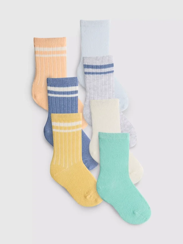 Paquete de 7 pares de calcetines cortos