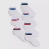 Paquete de 7 pares de calcetines cortos a rayas
