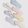 Paquete de 7 pares de calcetines cortos con estampado de frutas