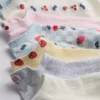 Paquete de 7 pares de calcetines cortos con estampado de frutas