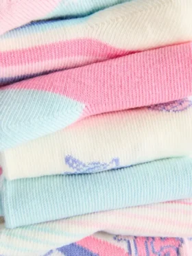 Paquete de 7 pares de calcetines cortos con unicornios