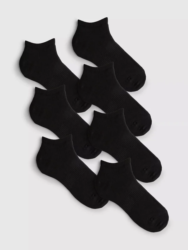 Paquete de 7 pares de calcetines cortos para zapatillas