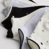 Paquete de 7 pares de calcetines de zapatillas con corazones