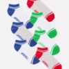 Paquete de 7 pares de calcetines de zapatillas con los días de la semana