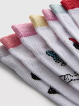 Paquete de 7 pares de calcetines de zapatillas de Minnie Mouse de Disney