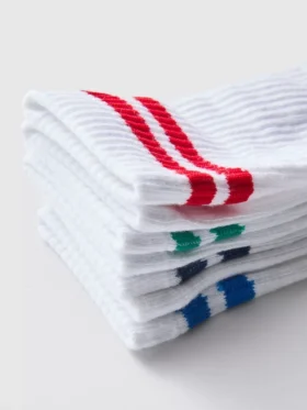Paquete de 7 pares de calcetines deportivos acanalados