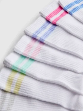 Paquete de 7 pares de calcetines deportivos acanalados