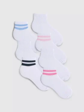 Paquete de 7 pares de calcetines deportivos cortos