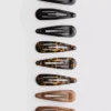 Paquete de 8 pinzas para el cabello