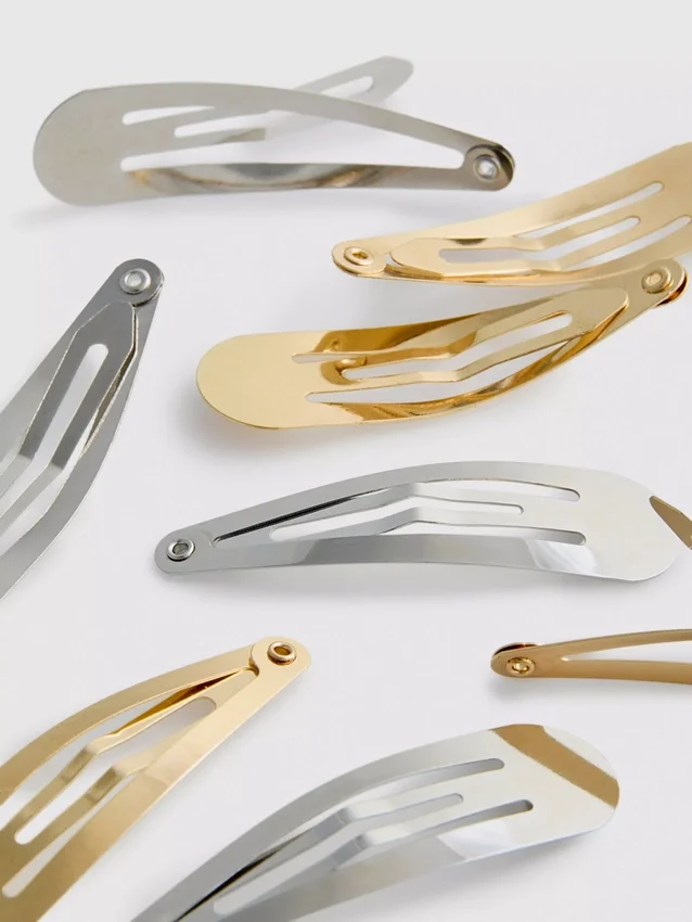 Paquete de 8 pinzas para el cabello