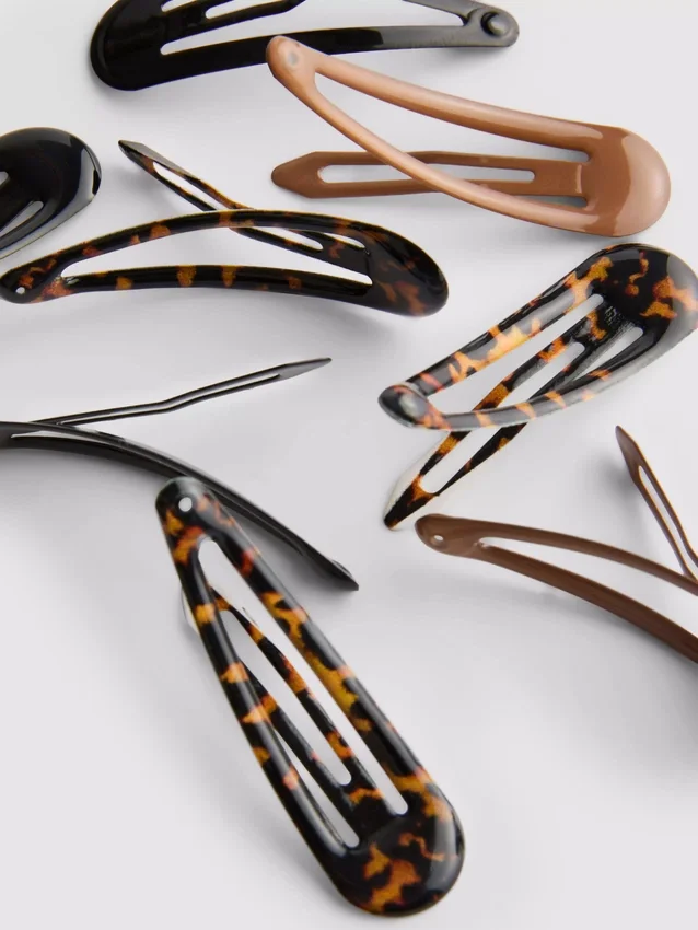 Paquete de 8 pinzas para el cabello