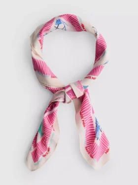 Pañuelo estampado de 70 x 70