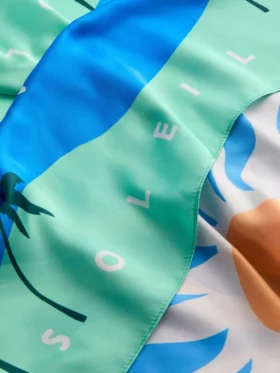 Pañuelo estampado para el sol