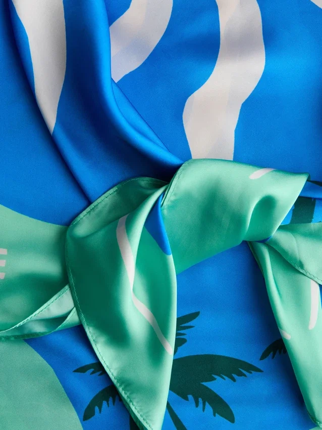 Pañuelo estampado para el sol