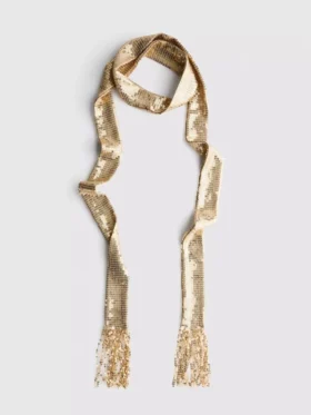 Pañuelo estrecho con lentejuelas
