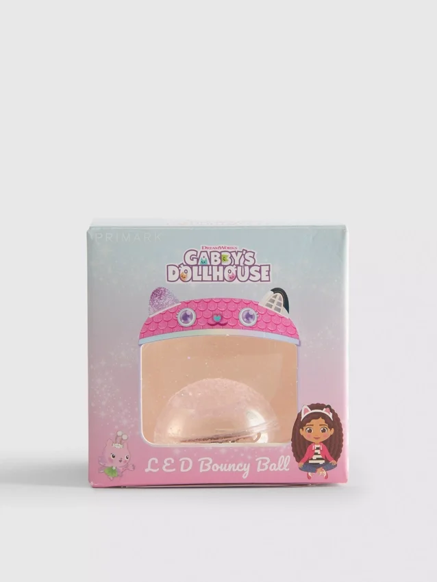 Pelota rebotadora con luz LED de «La casa de muñecas de Gabby»