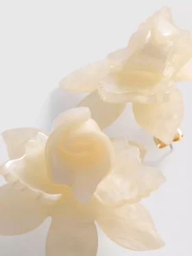 Pendientes florales 3D de Paula Echevarría