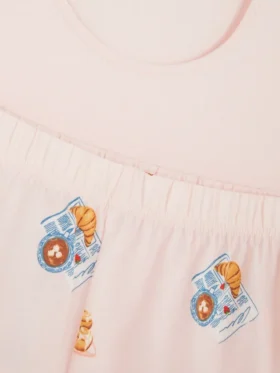 Pijama corto de algodón