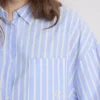 Pijama de algodón a rayas estilo Oxford