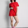 Pijama de camiseta y pantalones cortos