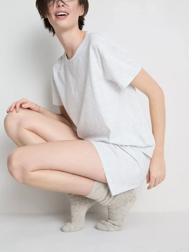 Pijama de camiseta y pantalones cortos