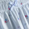 Pijama de camisola y pantalones cortos estampados