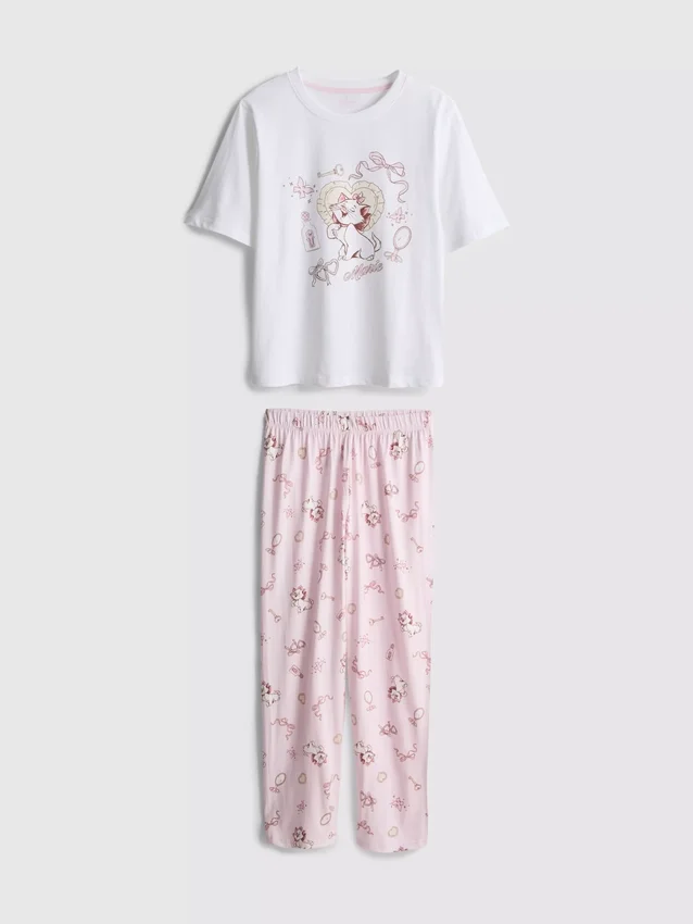 Pijamas con diseño gráfico de Marie de «Los aristogatos» de Disney