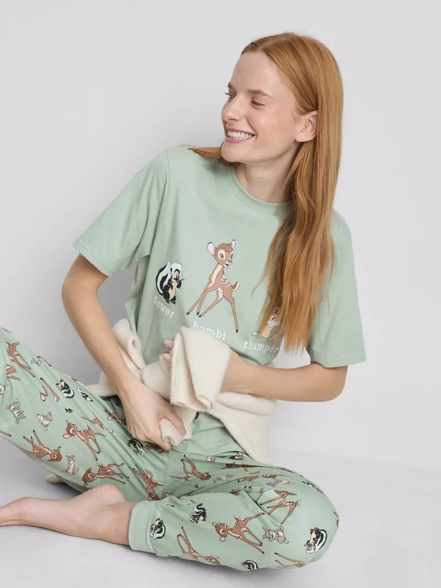 Pijamas con estampado de Bambi de Disney