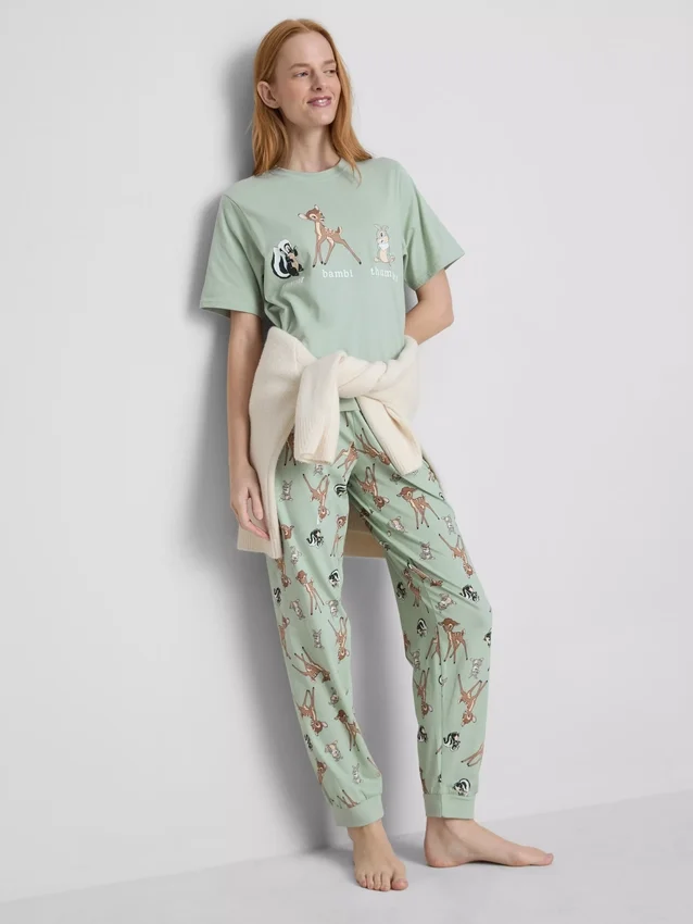 Pijamas con estampado de Bambi de Disney