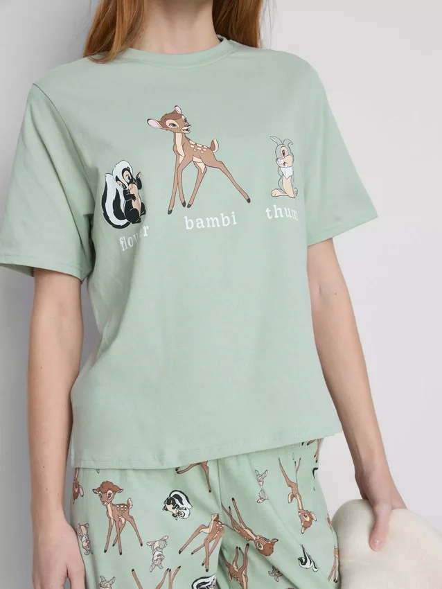 Pijamas con estampado de Bambi de Disney