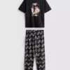 Pijamas con estampado de Buffy, la cazavampiros