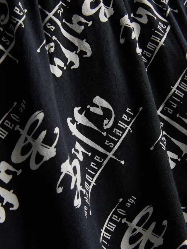 Pijamas con estampado de Buffy, la cazavampiros