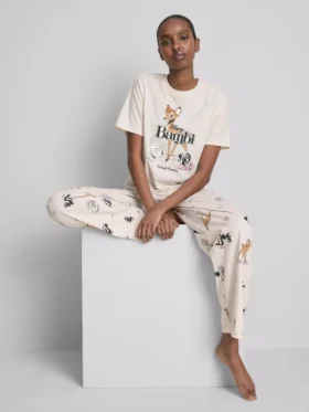 Pijamas con estampado de Disney de mezcla de algodón