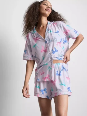 Pijamas corto estilo boyfriend