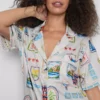 Pijamas corto estilo boyfriend