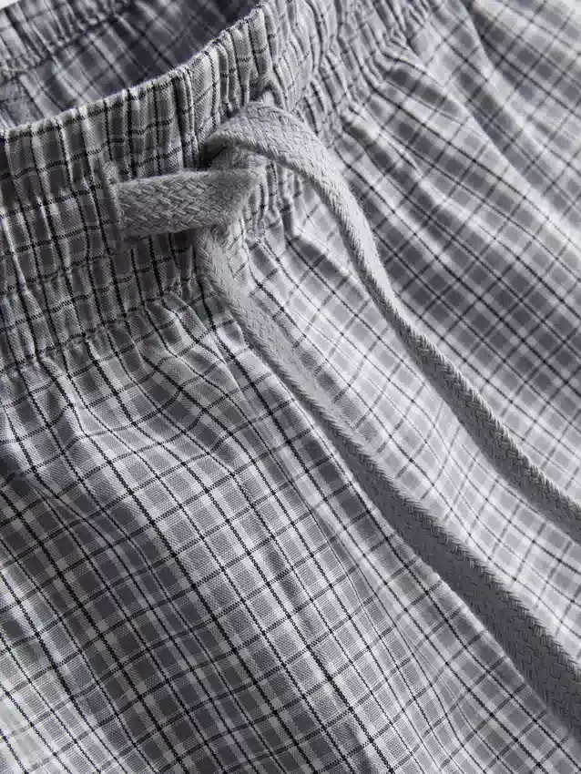 Pijamas cortos a cuadros