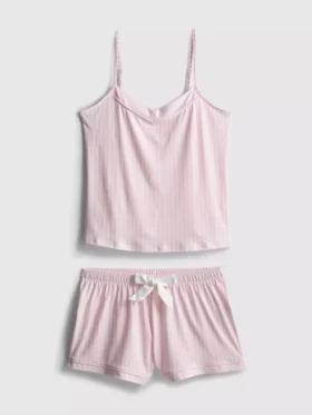 Pijamas cortos a rayas
